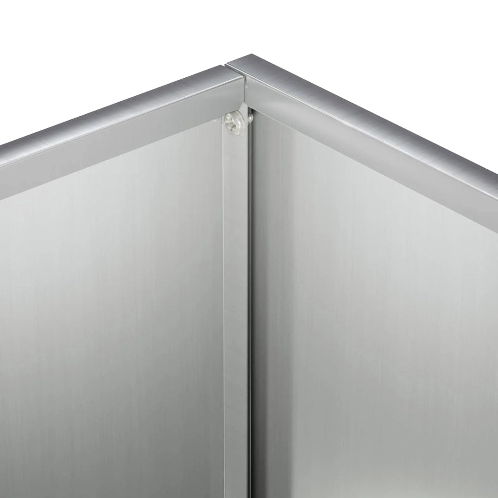 Vaso da giardino 2 pz Argento 40 x 20 x 75 cm Acciaio zincato 8005439