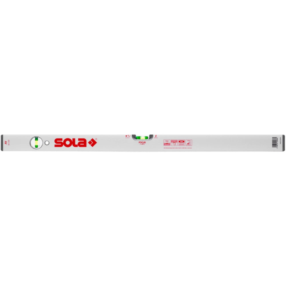 Livella in alluminio av da 150 cm a bolla colore argento massima precisione