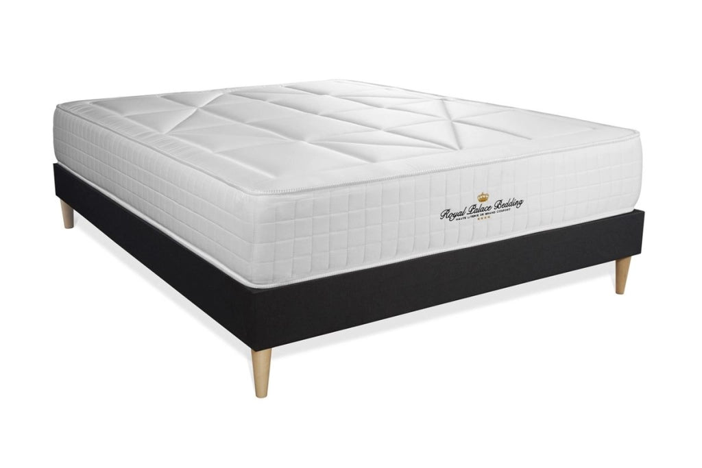 kit rete e materasso matrimoniale Windsor 180 x 190cm - Spessore : 26cm - memory foam e molle insacchettate - Bilanciato