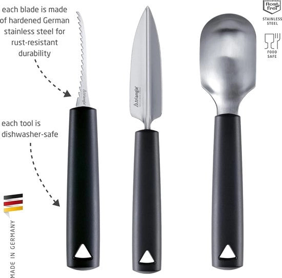 Set per tagliare zucche, 3 pezzi