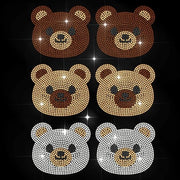 Decorazione per abbigliamento - Teddybeer - Cartoon - Dimensioni 29,7 x 21 cm - Disegno lucido - Stickere per trasferimento