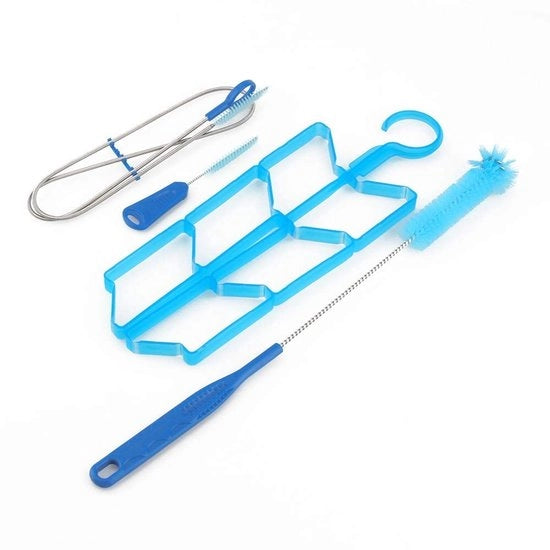 Kit di pulizia portatile per idratazione acqua blu