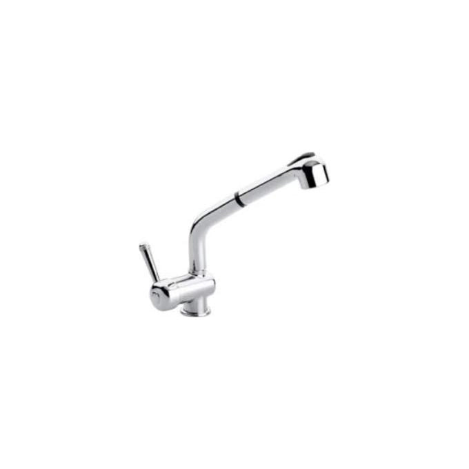 Emmevi 4066 Laguna Miscelatore Mono Splitcomando con  Canna alta e Doccetta estraibile Avena
