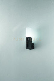 APPLIQUE POU NERO 1 LUCE ATTACCO E27 IP44 H.25CM