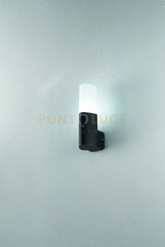 APPLIQUE POU NERO 1 LUCE ATTACCO E27 IP44 H.25CM