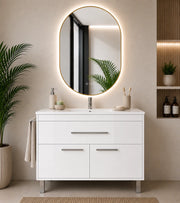 Mobile bagno con lavabo ORIGENBATH BAHIA senza specchio 100x40 cm bianco