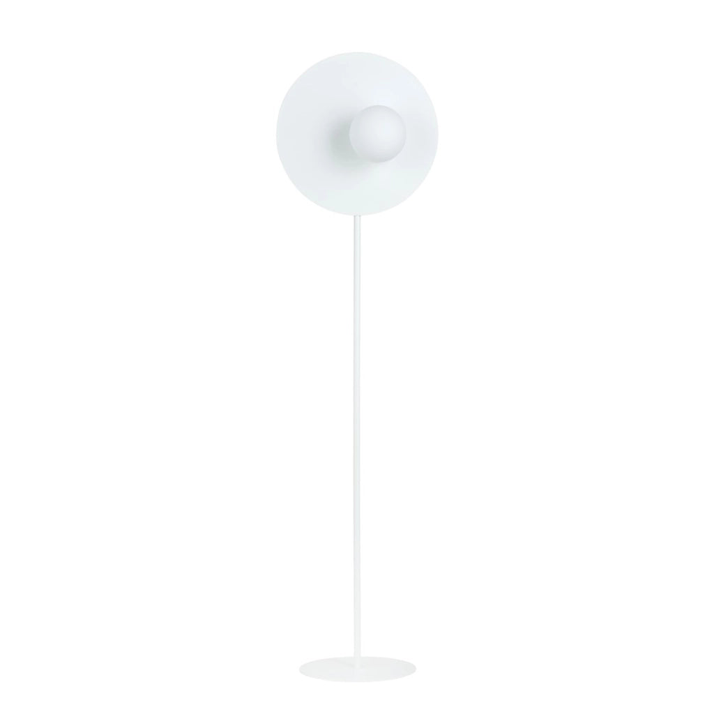 Lampada da terra OSLO bianca opale E14 145cm Emibig