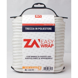FUNE POLIESTERE 10MM CF 20M BIANCO