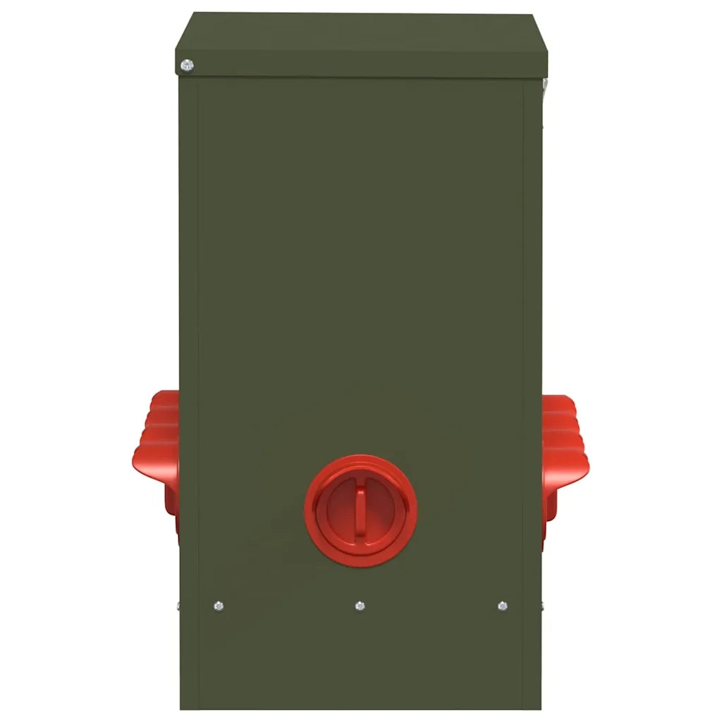 Feeder per pollo Verde oliva 60,5 x 29 x 51 cm 874649