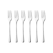 Set 6 forchettine Zelda in acciaio cm 15,5