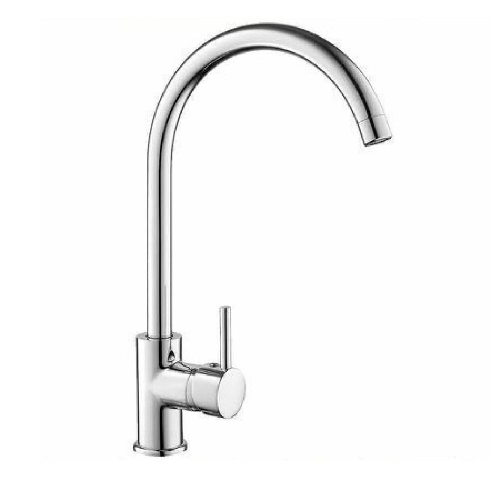 Trade Shop - Rubinetto Miscelatore Per Lavello Da Cucina Materiale Ottone Cromato Verona -