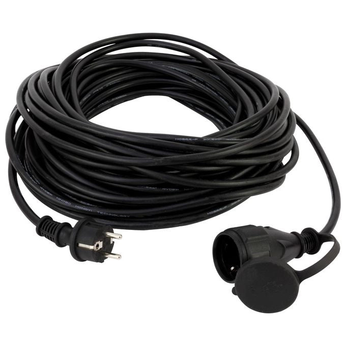 REV 0065509 Prolunga Elettrica 50 m 1 Presa AC 230 V 16 A IP44 Esterno colore Nero