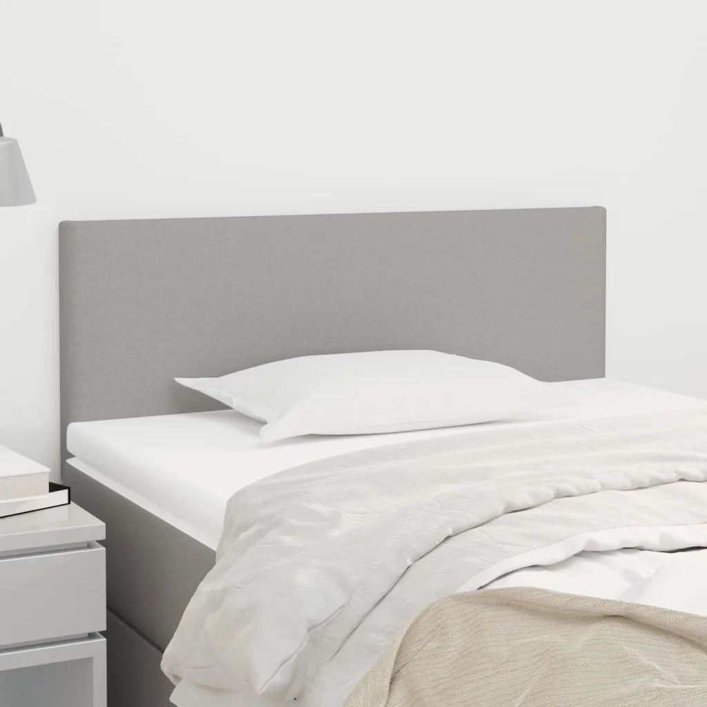 Testiera-Testata Decorativa Grigio Chiaro 80x5x78/88 cm in Tessuto 146516
