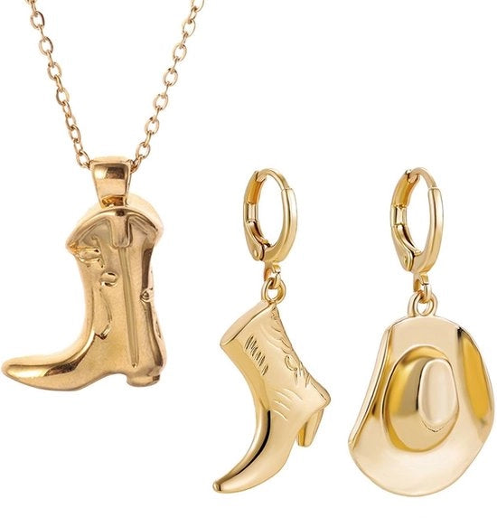 Accessori personalizzabili per cowboy - orecchini e catene per stivali
