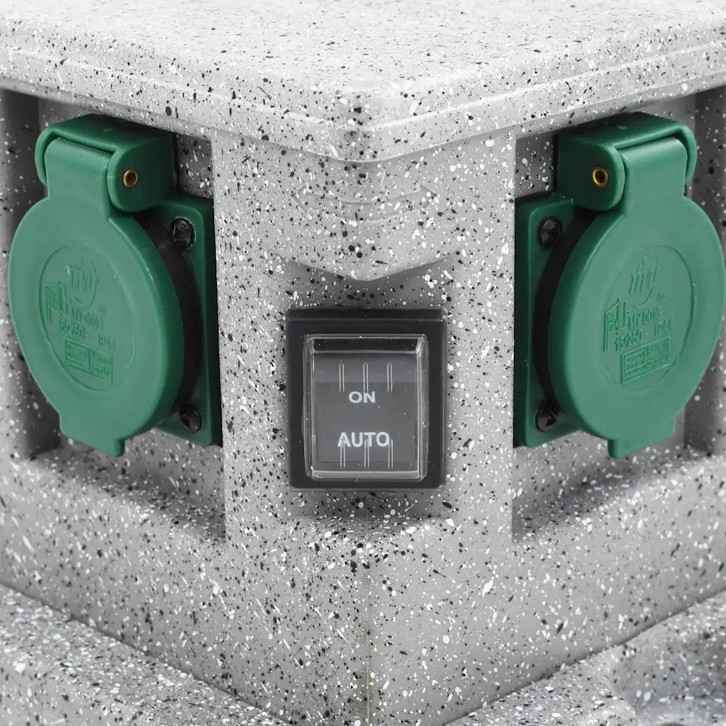 Presa Elettrica da Giardino con Sensore di Luce in Plastica cod mxl 25454