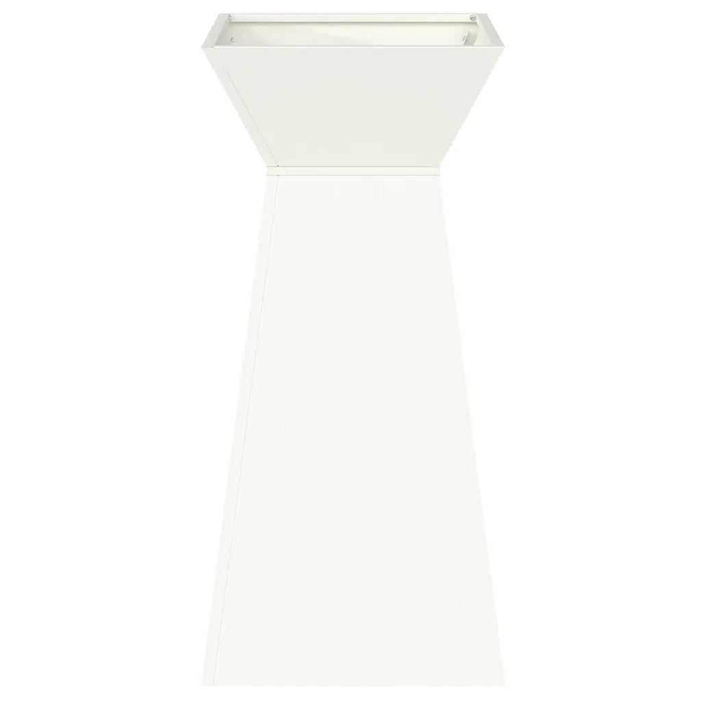 Vaso a Pilastro Bianco 35 x 35 x 73 cm 873840