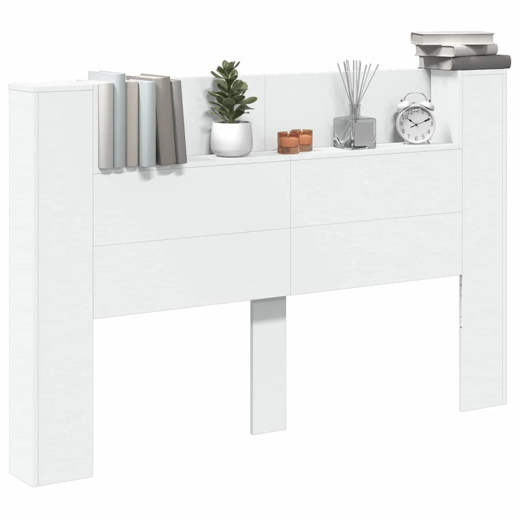 Testata con Mobile e LED Bianco 160 x 16,5 x 103,5 cm 8006541