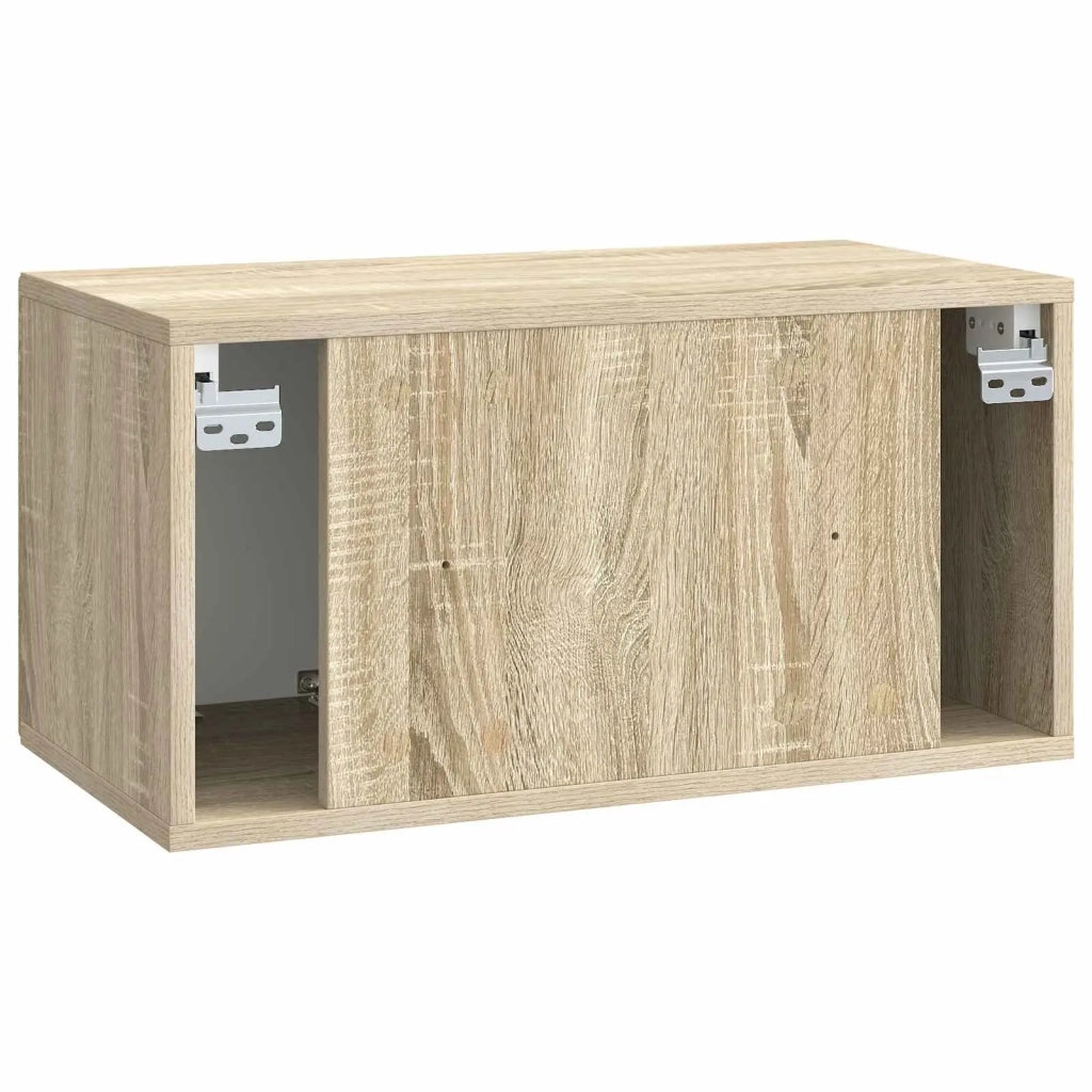 Mobile Porta TV da Muro-Credenza per TV sospesa Rovere Sonoma 59,5 x 31 x 30 cm 908513