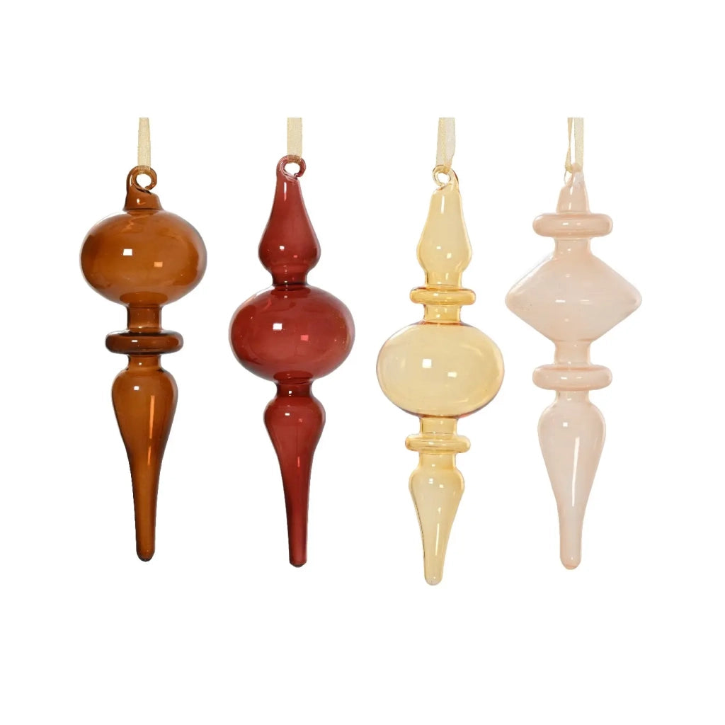 Ornamento Vt trasparente ass d6,2cm H19,4