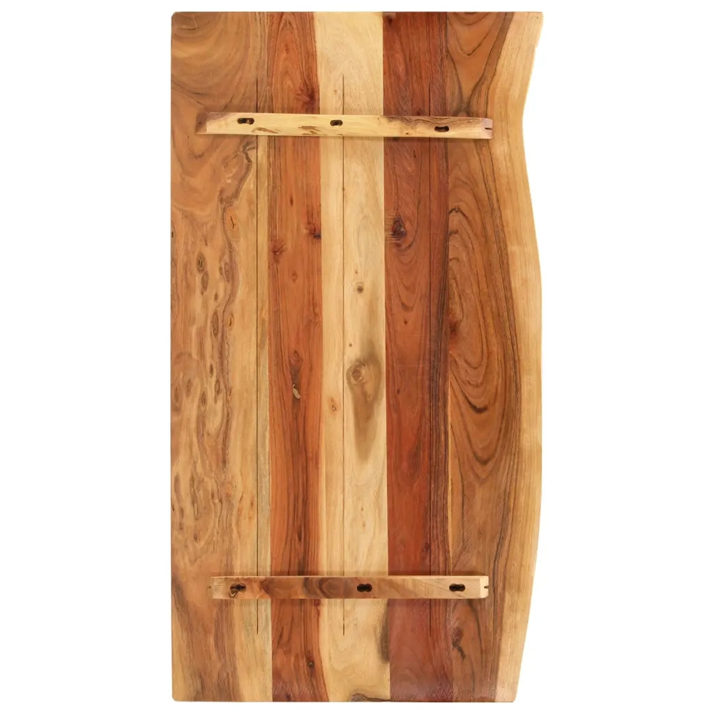 Piano per Vanit¨¤ Bagno in Massello di Acacia 100x52x3,8 cm CFW8069536