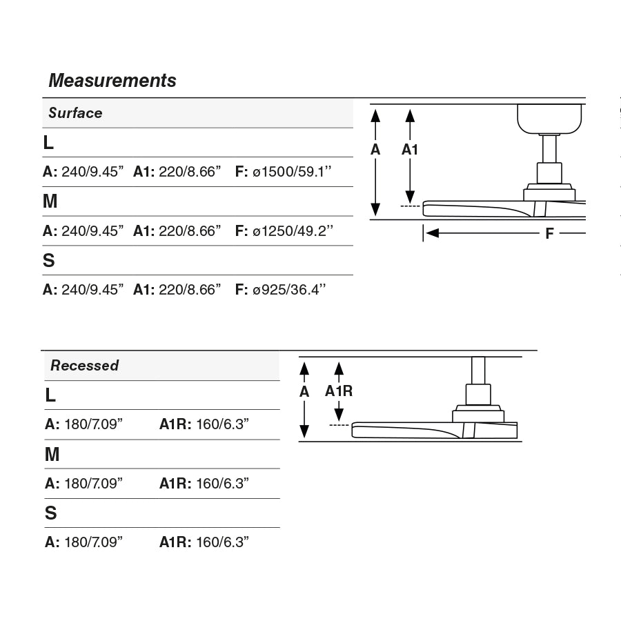 FARO Ventilatore da soffitto Klim L 150 Ø1500mm Nero Legno e Metallo con 3 Pale in Roble Chiaro - Design Moderno per Ambienti Privati e Professionali