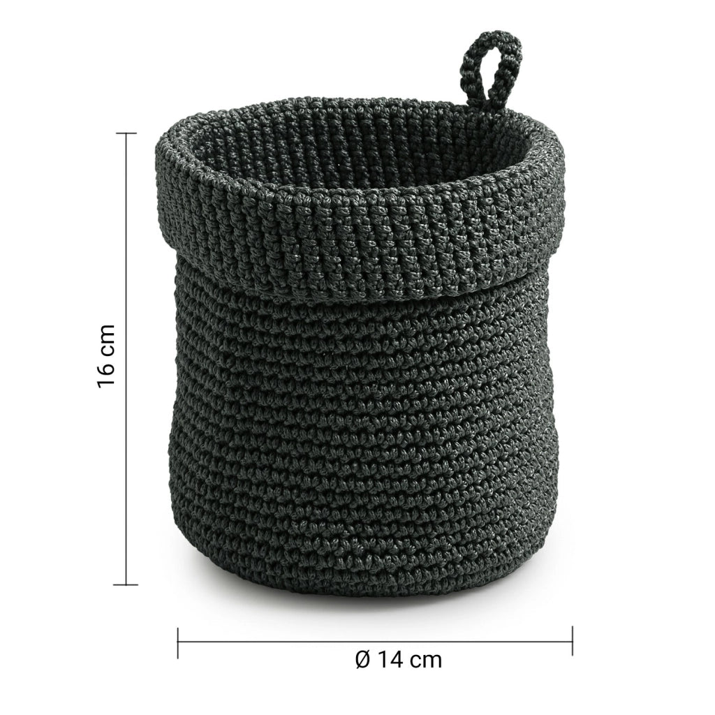 MALVA ORGANIZER CROCHET NERO - GEDY