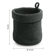 MALVA ORGANIZER CROCHET NERO - GEDY