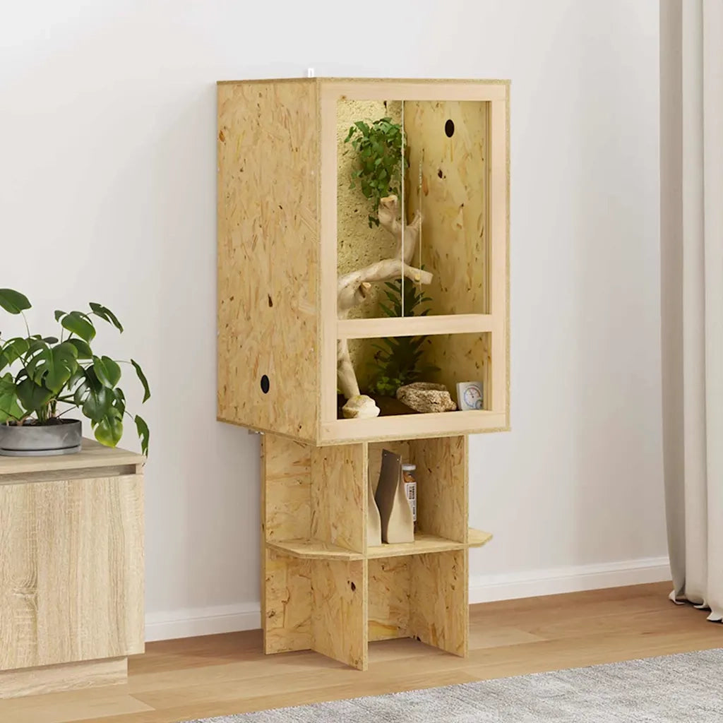 Terrario Marrone 50 x 50 x 130 cm OSB 3397888