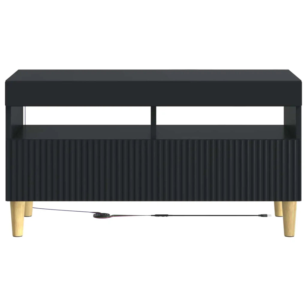 Mobile TV LED Nero Legno ingegnerizzato 896776