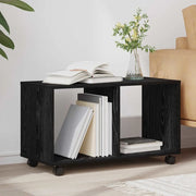 Tavolino-Tavolino da soggiorno-Tavolo Rovere Nero 72 x 33 x 42,5 cm Legno multistrato