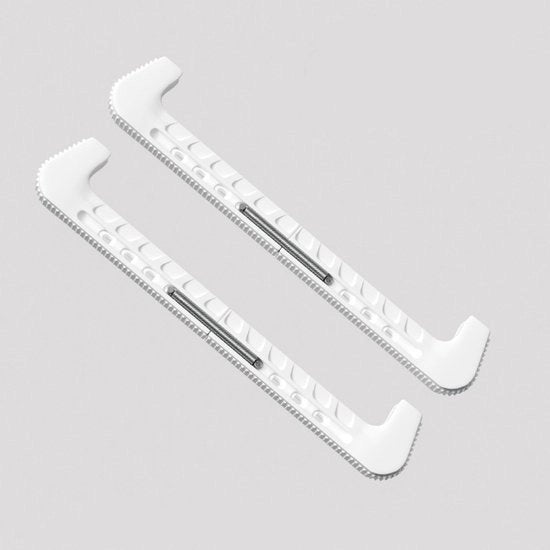 2 Pezzi Protezioni Pattinaggio su Ghiaccio - Regolabili Protezioni Hockey e Pattinaggio Artistico, Protezioni Anti-Slittamento, Accessori Universali per Pattinaggio su Ghiaccio