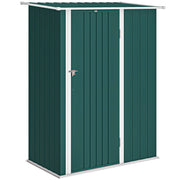 Capanno Attrezzi in Metallo ¨C zephmum ¨C Verde, 142x86x189 cm