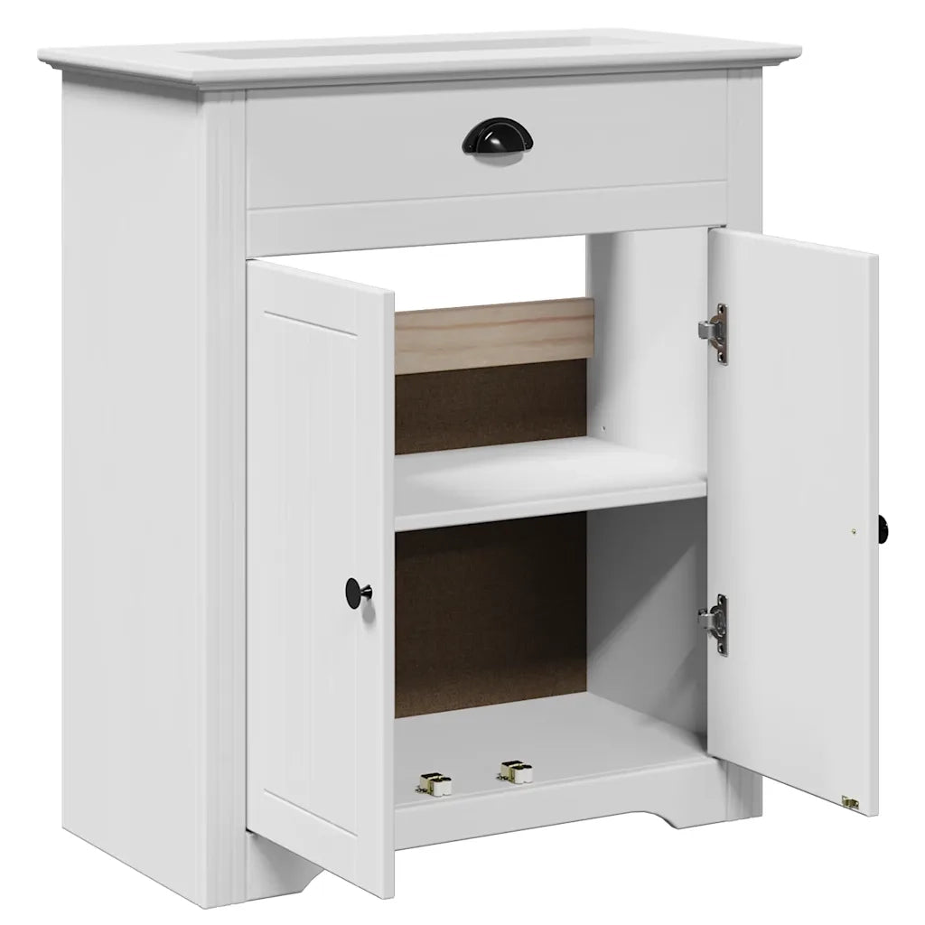 Mobile Lavabo da Bagno BODO Bianco 70x35x80 cm 4016863
