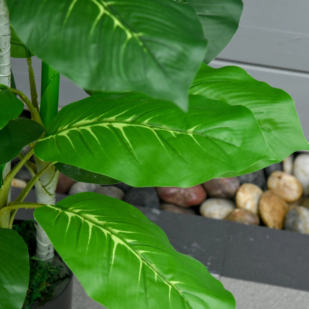 Albero Finto 95 cm ¨C Minimal ¨C Pianta Artificiale con Vaso