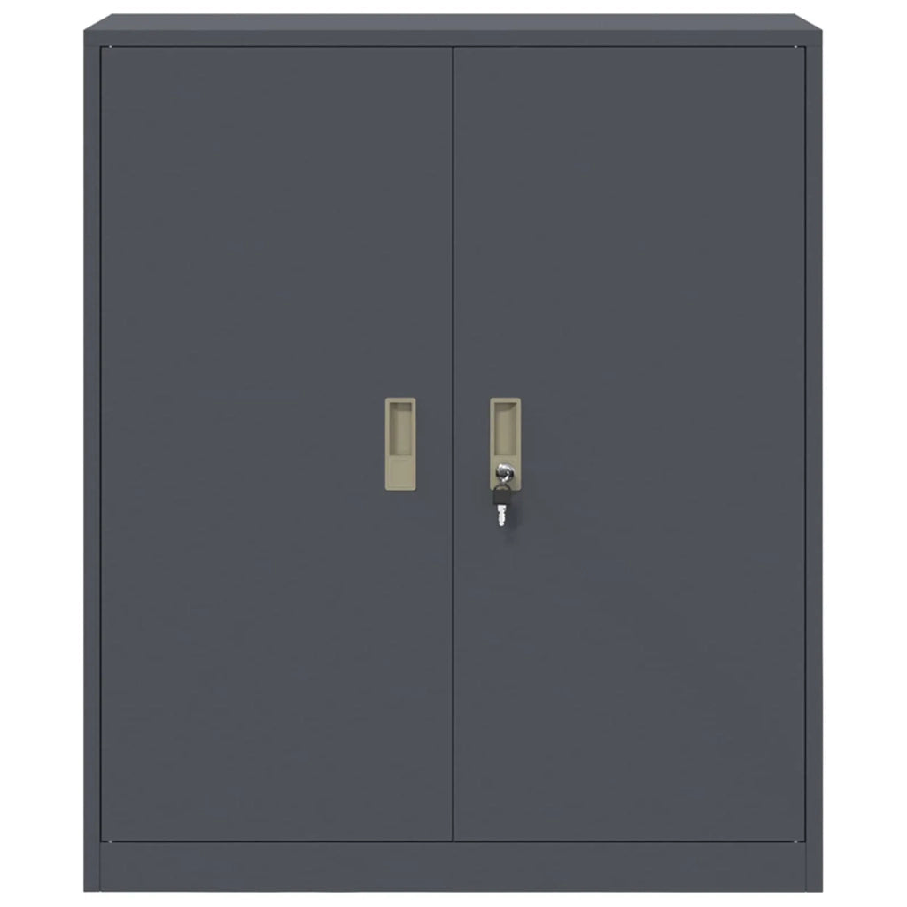 Armadio Antracite 90 x 40 x 105 cm Acciaio