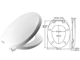 SEDILE WC UNIVERSALE ATLANTICO coprivaso copriwater BEMIS