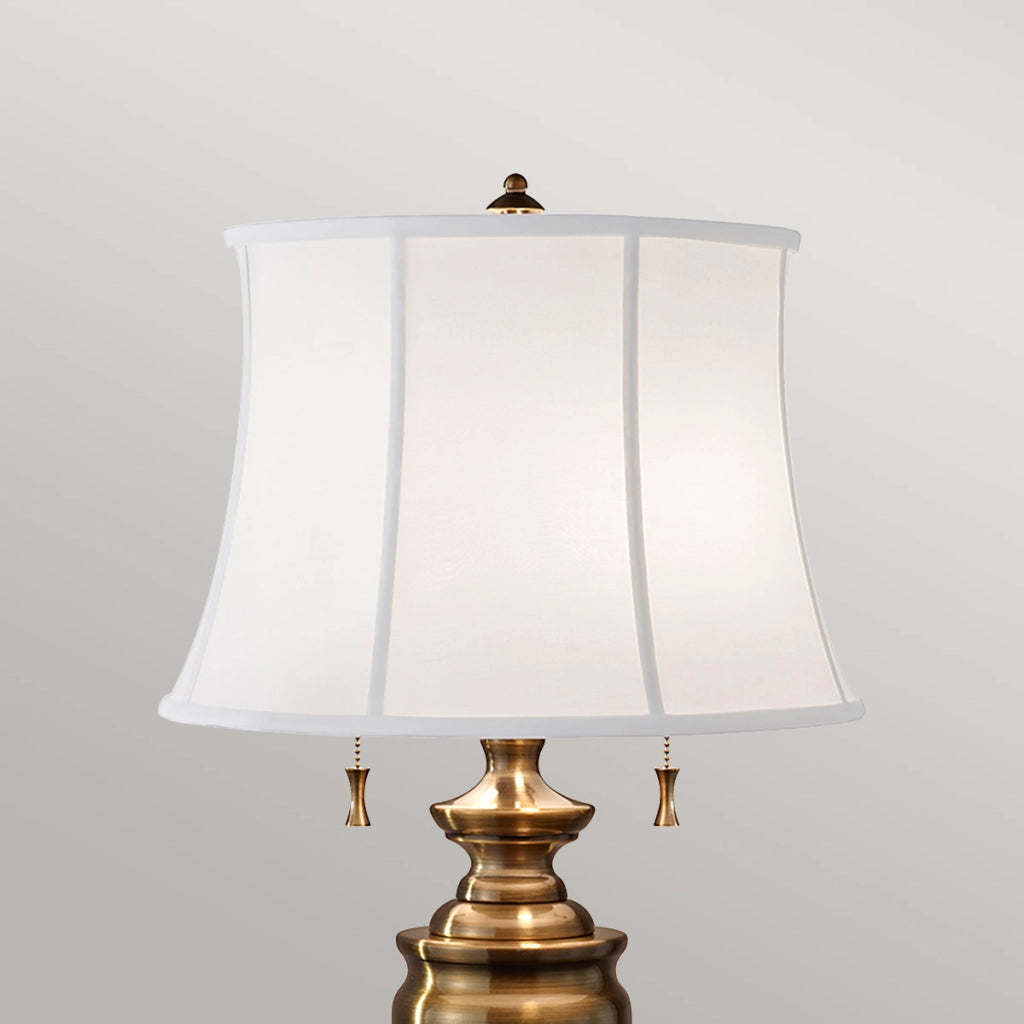 Lampada tavolo classica ottone Stateroom E27 68cm Feiss