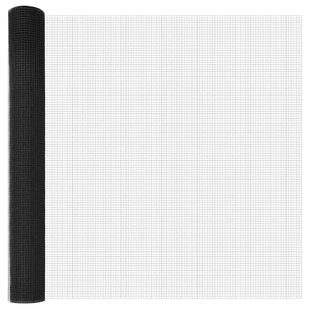 Palo della recinzione Grigio 25 x 1,4 m (rete 12 x 12 mm)