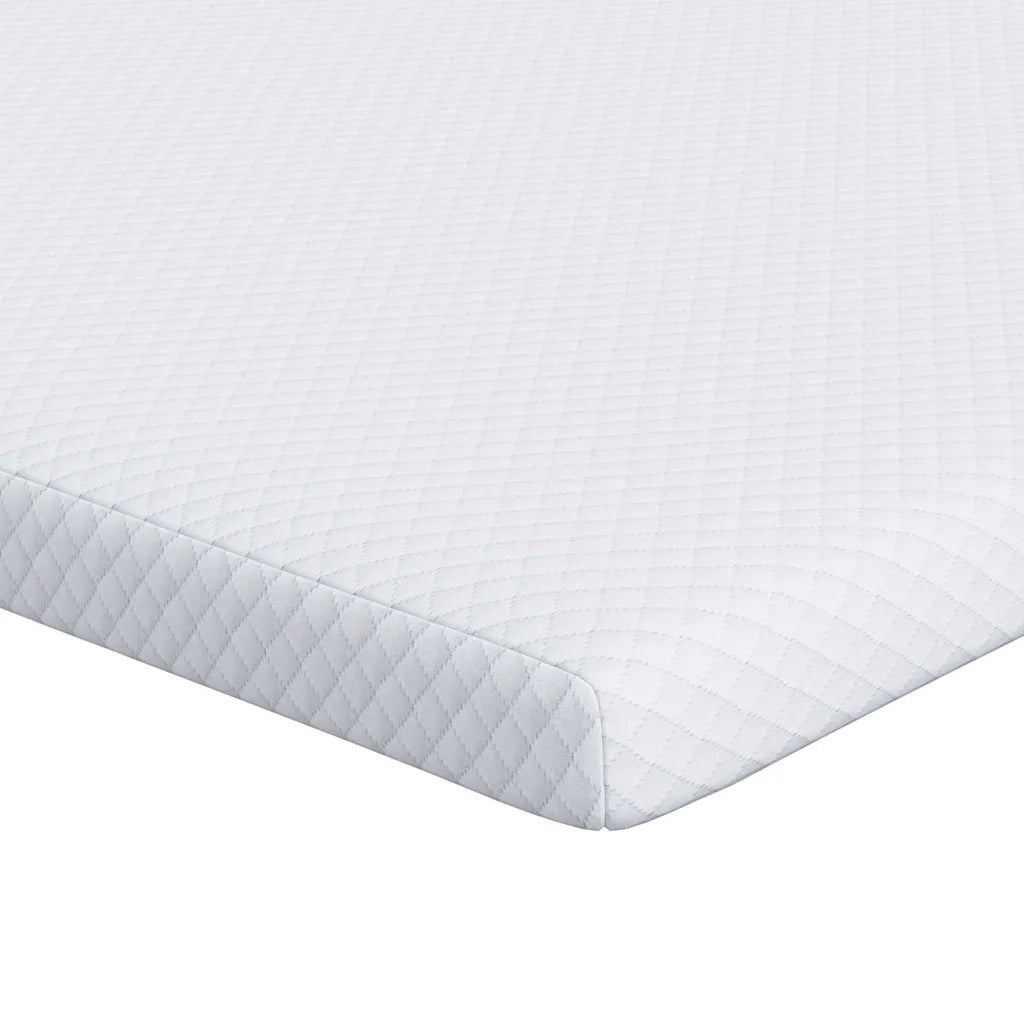 Topper per materasso Bianco 80 x 200 cm Tessuto Jacquard 4106221