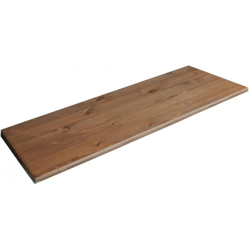 Mensola in legno Mercurio verniciato noce 1,8x20x56 | Più profondità, più spazio