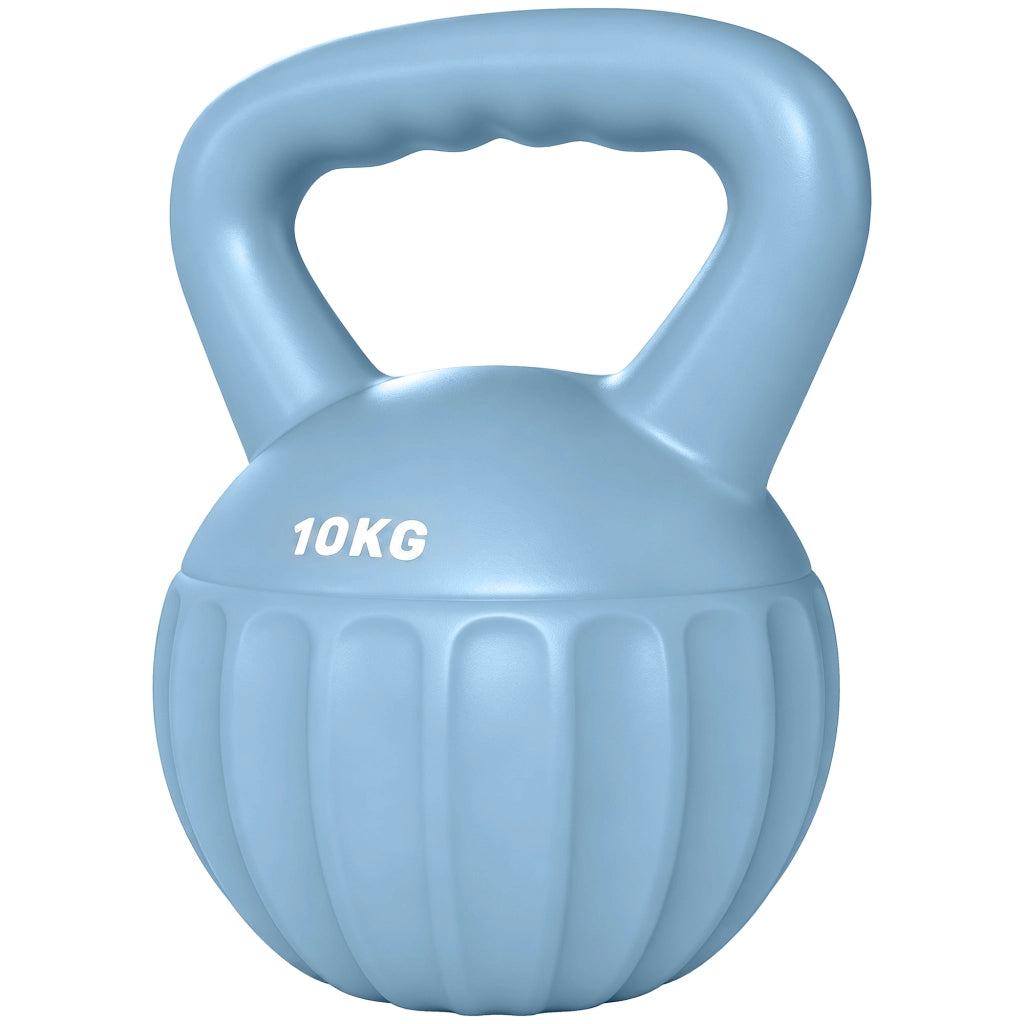 Kettlebell 10 kg ¨C Xylo ¨C Maniglia Antiscivolo, Blu