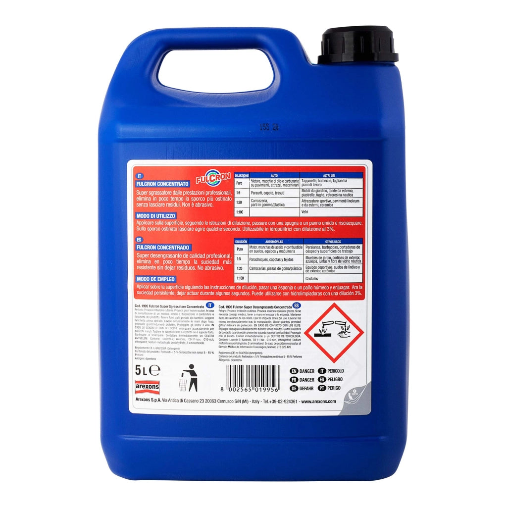 Fulcron Sgrassatore Concentrato Arexons Lt 5