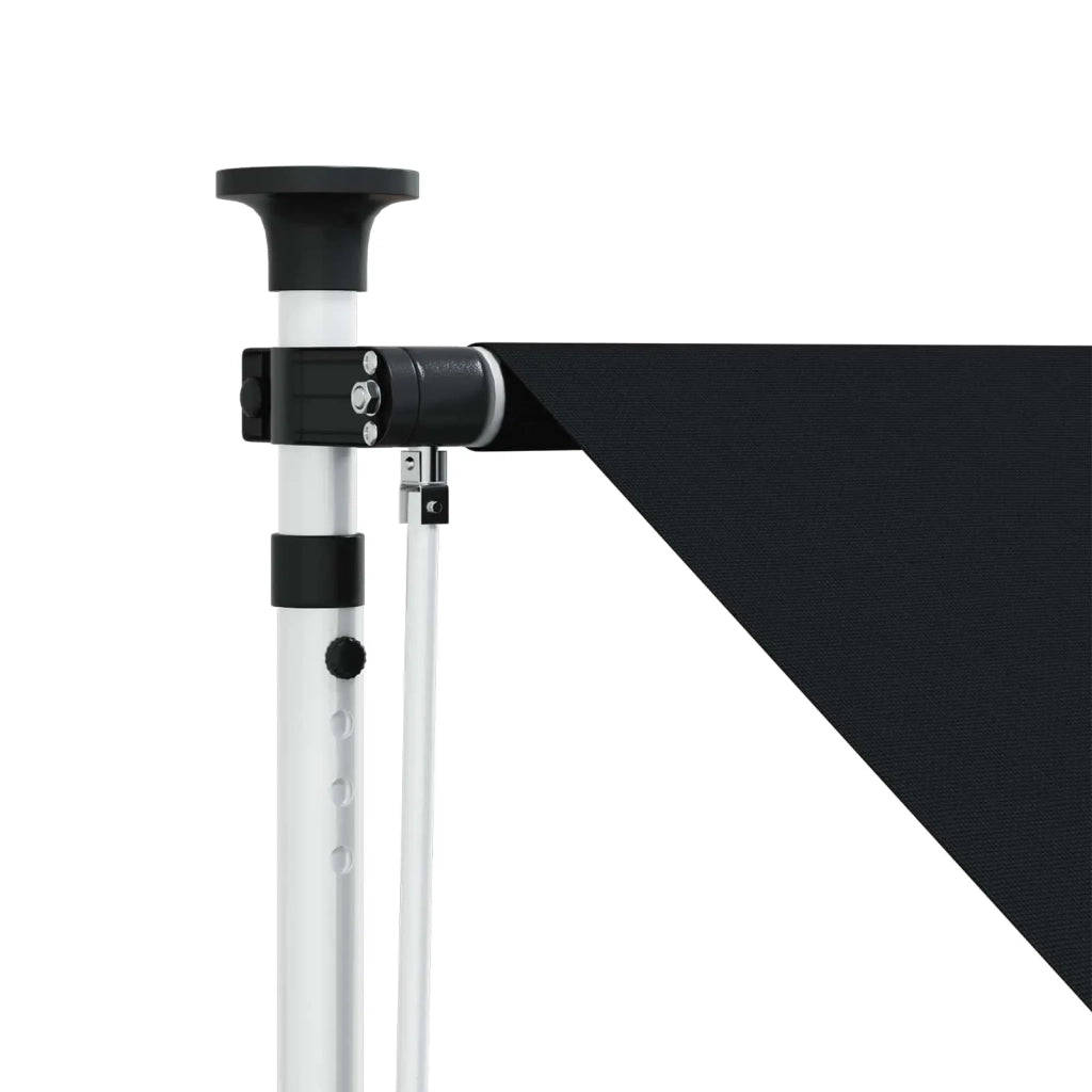 Tenda da Sole | Tenda retrattile manuale Nero 400 cm