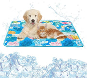 Pavimento rinfrescante per cani - Matraccia rinfrescante per cani - Coperta rinfrescante morbida - Resistente ai graffi - 60 x 50 cm - Blu