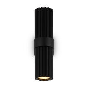 Maytoni applique moderna Dynamics 2 luci GU10 nero alluminio