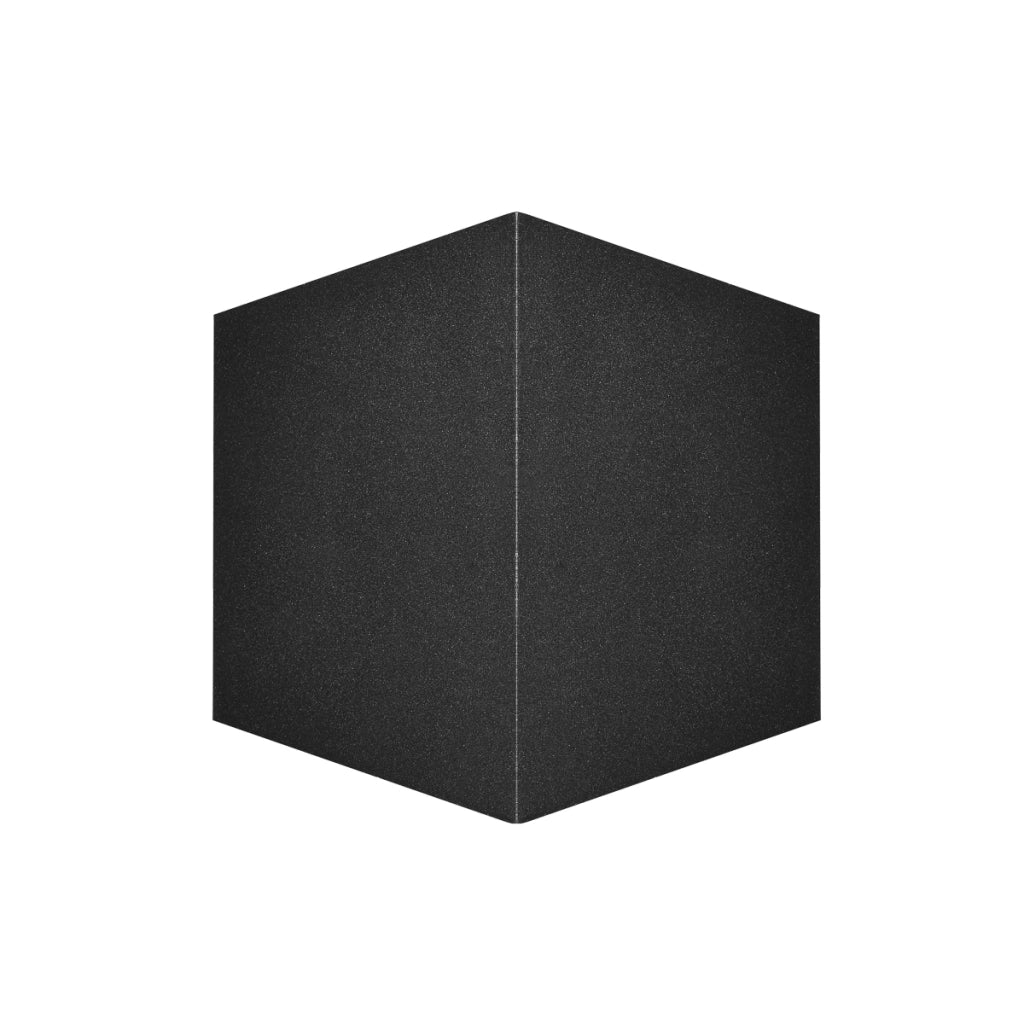 Applique esterna nera geometrica LED 10W Italux Bari