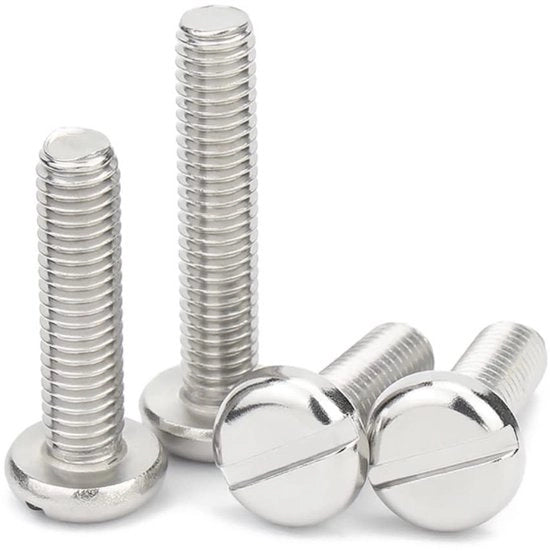 Viti a testa rotonda in acciaio inossidabile - Viti a taso M4x18mm - Set da 20 pezzi - Materiale di fissaggio - Duraturo e resistente - Ideale per...