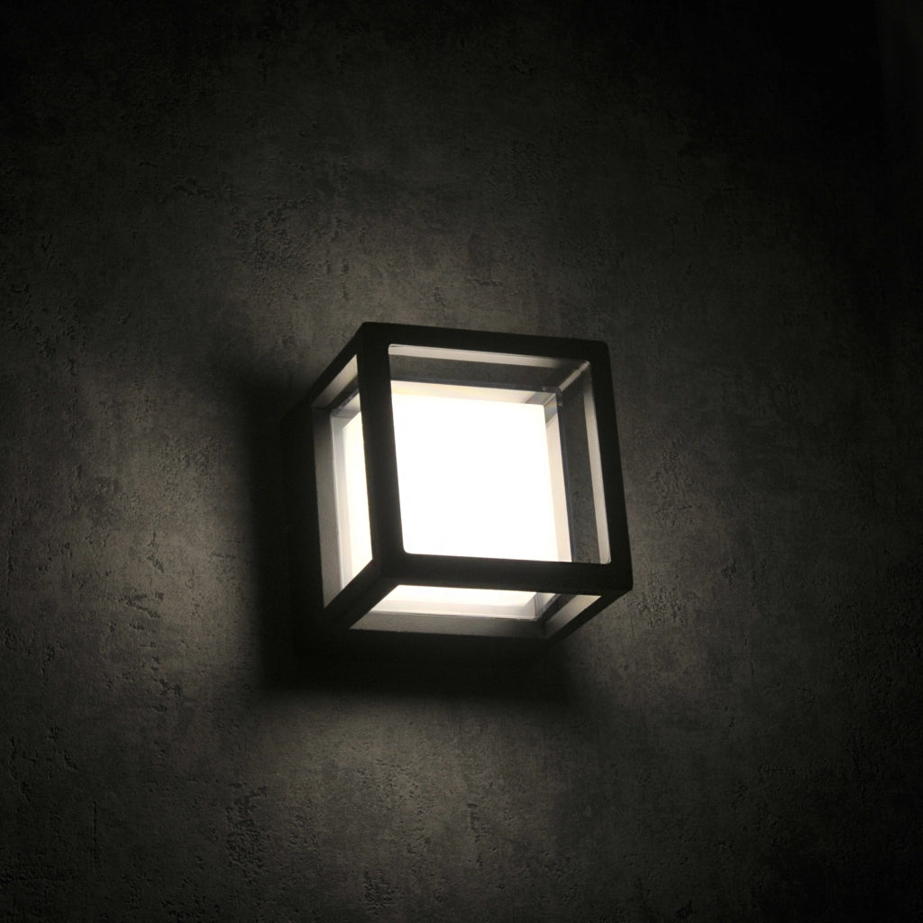 Applique esterna LED 4000K 1200lm IP44 Kansas Polux 319869