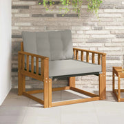 Set di divani da esterno Legno di Acacia Massello e Textilene 3436319