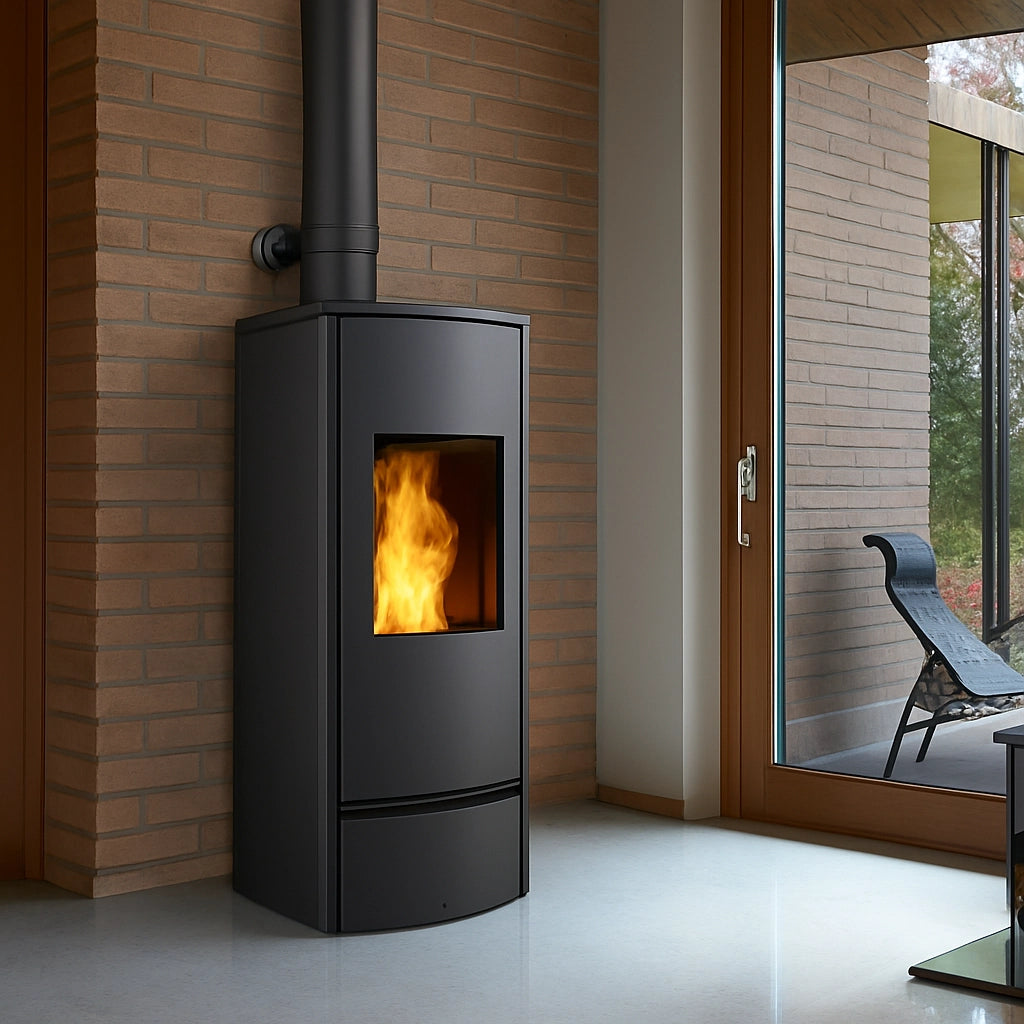 Collare registrabile arredo viteria prolunghe canale fumo muro stufa pellet *** misura Ø 150 mm, confezione 1
